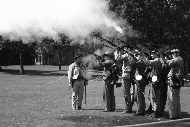 artillery fire