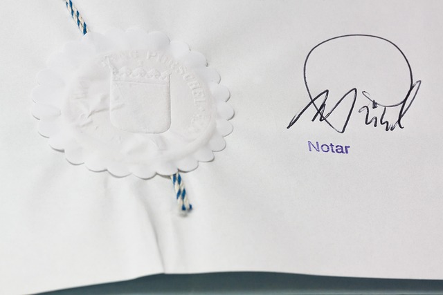 authentic document