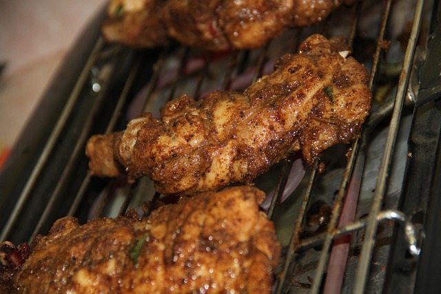 barbecued chicken