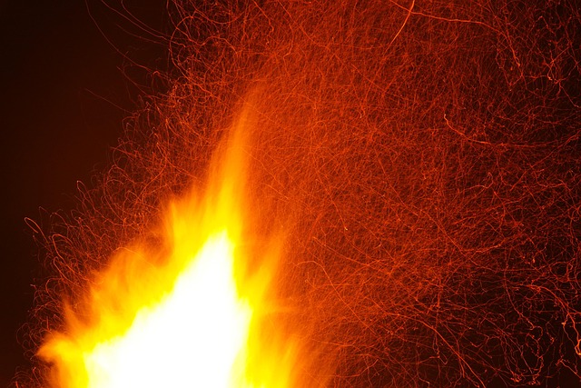 blazing heat