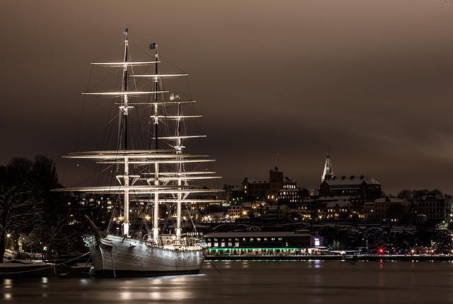 by ship