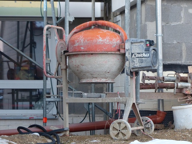 Hình ảnh minh họa ý nghĩa của từ concrete mixer