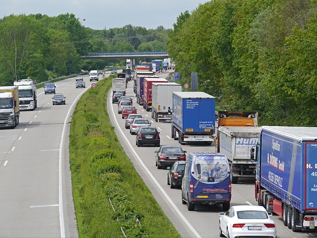 congested area