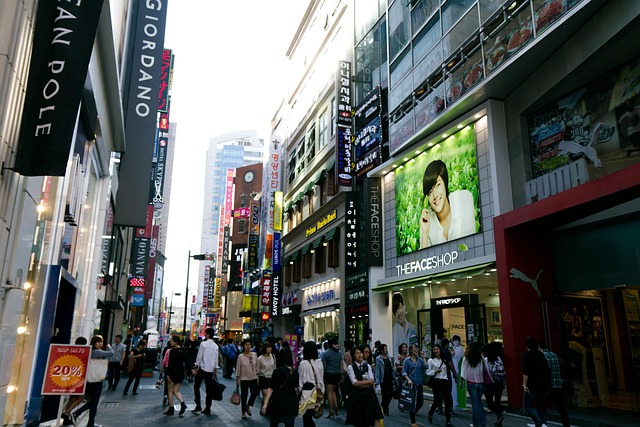 crowded area