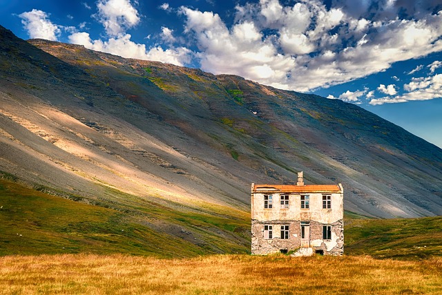 derelict buildings