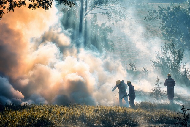 doused fire