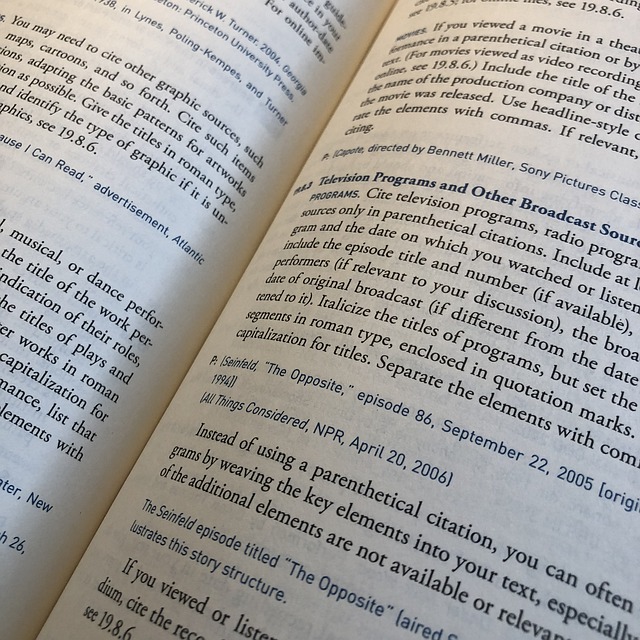 formatted text