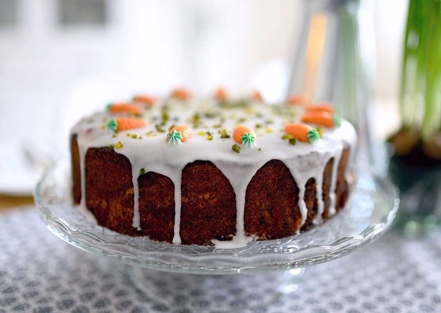 frosted cake