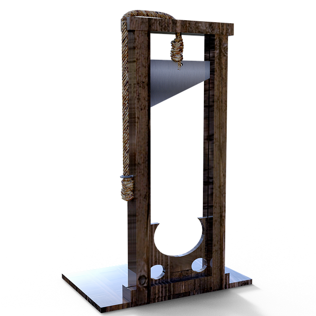 Hình ảnh minh họa ý nghĩa của từ guillotine