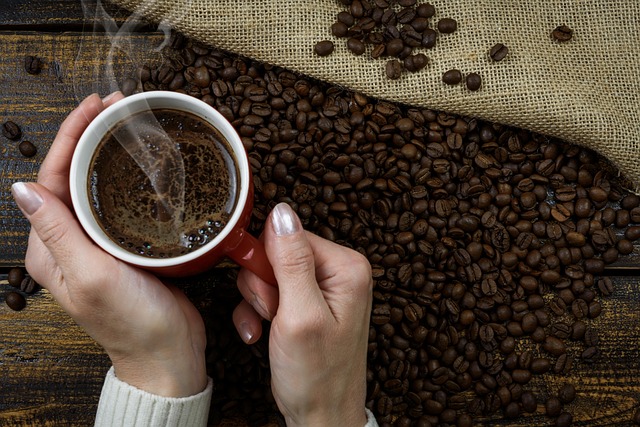 heated coffee