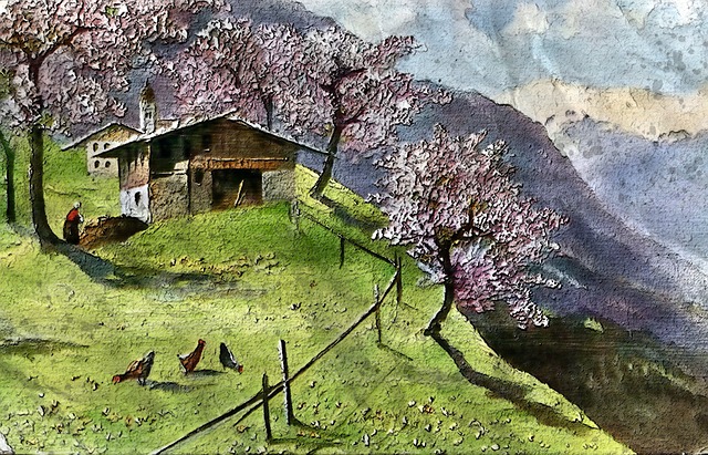 Hình ảnh minh họa ý nghĩa của từ hillside