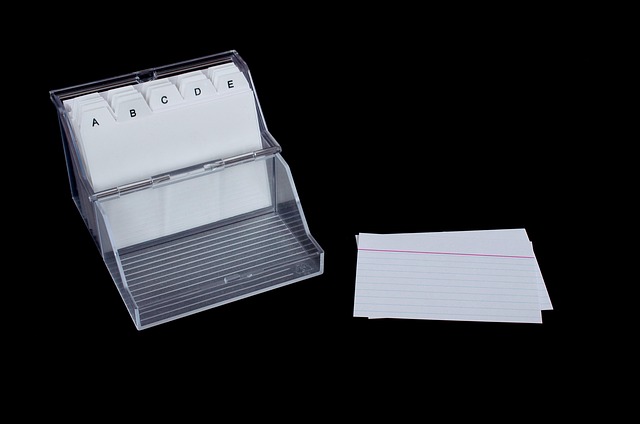 index card