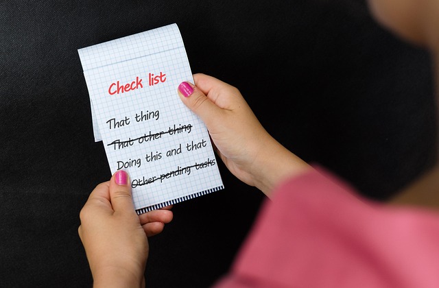 itemized list