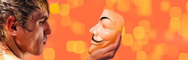 mask one's true self