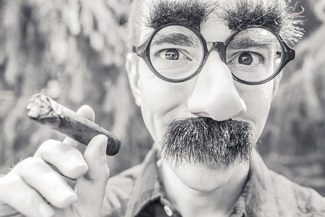 moustached