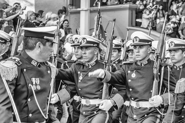 Hình ảnh minh họa ý nghĩa của từ parading