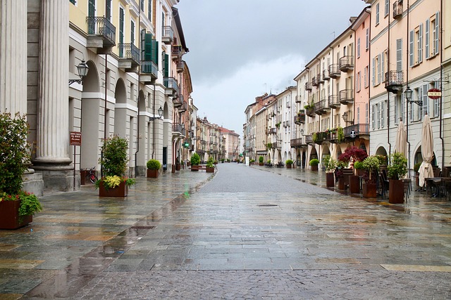 pedestrian area