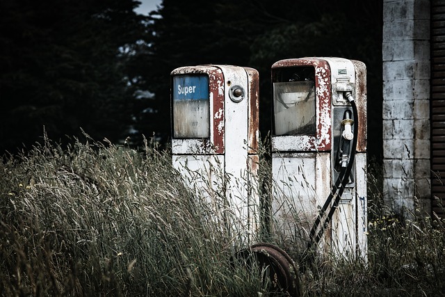petrol station