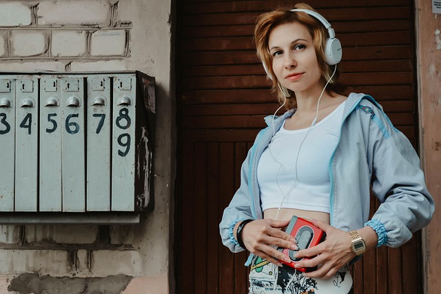 portable cassette player