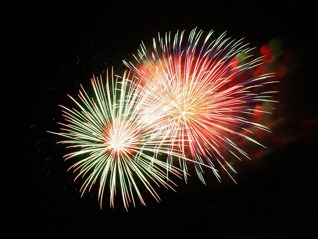 pyrotechnic display