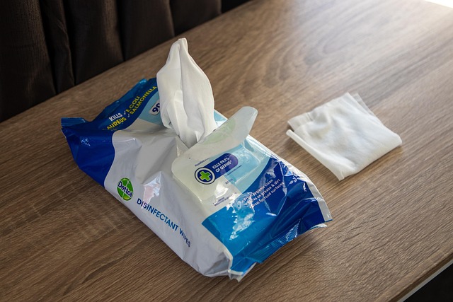 sanitizing wipe