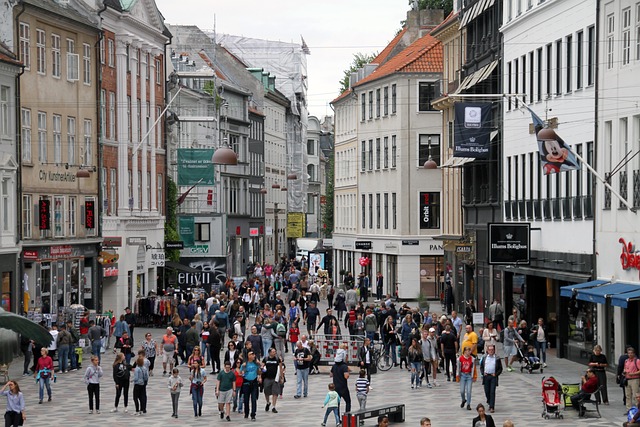 shopping area