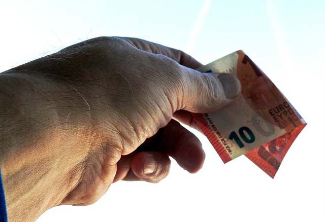 take out money