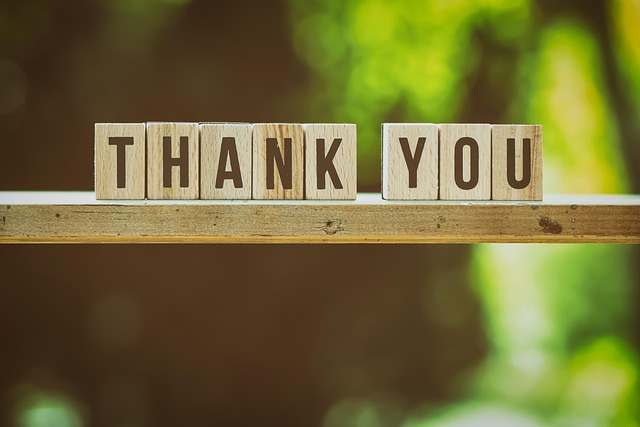 thank you card