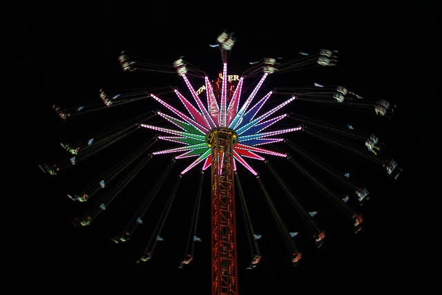 theme park area