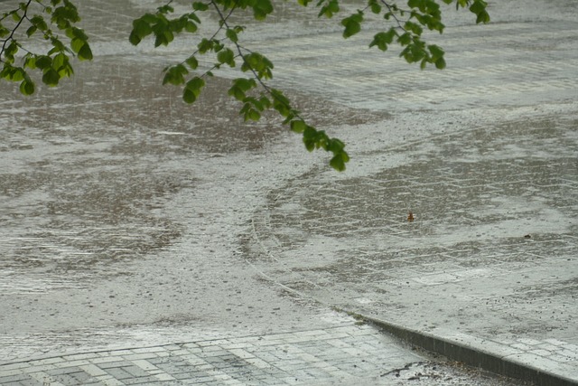 torrential flood