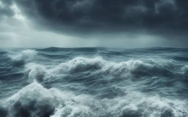 turbulent seas