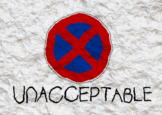 Hình ảnh minh họa ý nghĩa của từ unacceptable