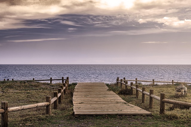 via sea