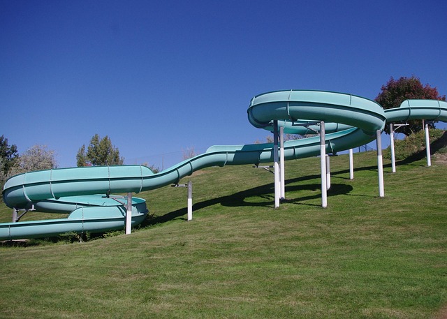 water slide
