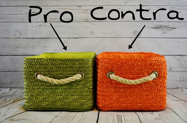 weigh the pros and cons