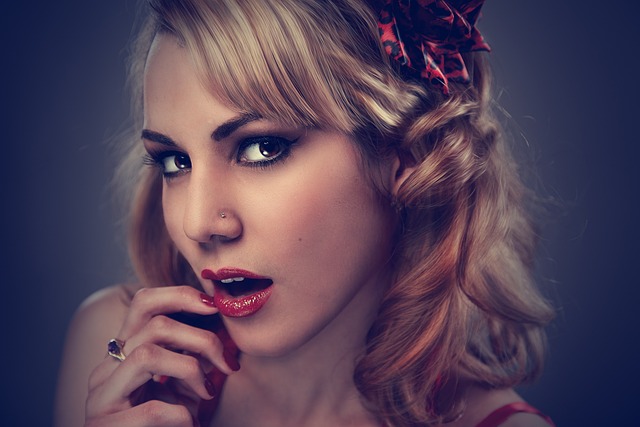 woman with blonde hair